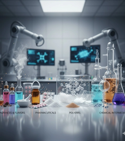 香料、香料、医薬品、農薬、特殊ポリマー